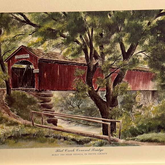 Flat Creek Covered Bridge 9”x 12” Print - Picture 4 of 4